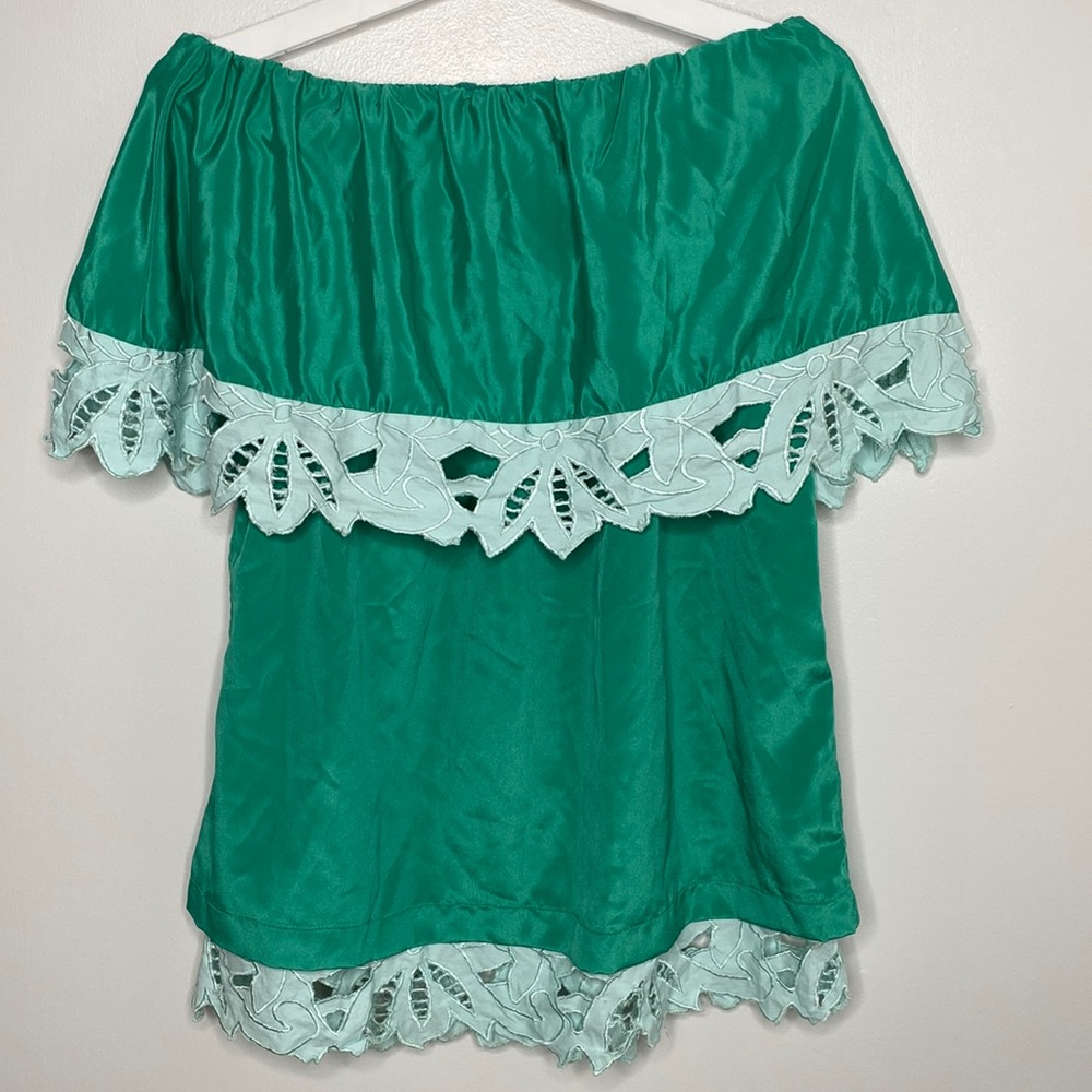 Judith March | Tunic Green Top | size L